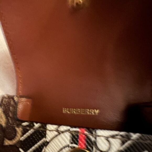 Burberry Beige E-Canvas Monogram Stripe AirPods Pro Case - authentic - Picture 11 of 16